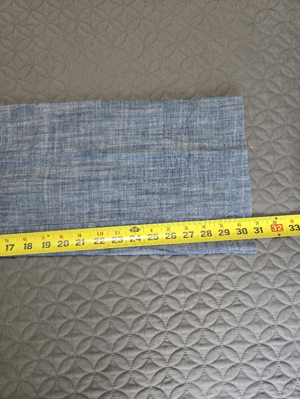 Light Blue Cotton Drawstring Pants - Picture 6 of 9